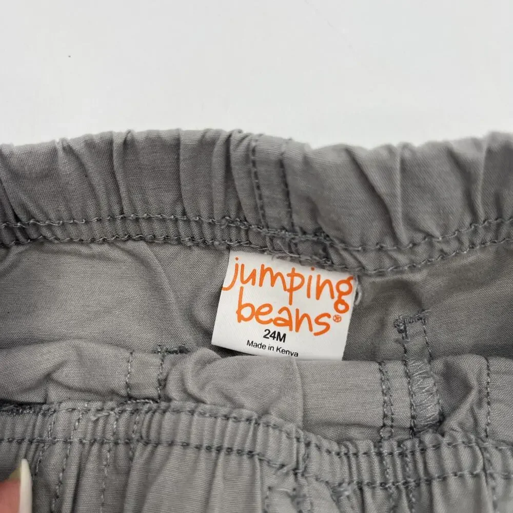 Carter's & Jumping Bean Boys 2-piece Button Front Top & Short Set, 24m, Pre-own